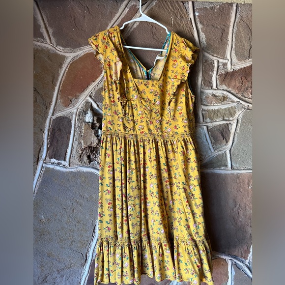 Yellow Matilda Jane Dress With Pockets - Picture 2 of 5